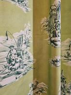Toile de Jouy oriëntaalse stof - 300x280cm- groen ontwerp -, Antiek en Kunst
