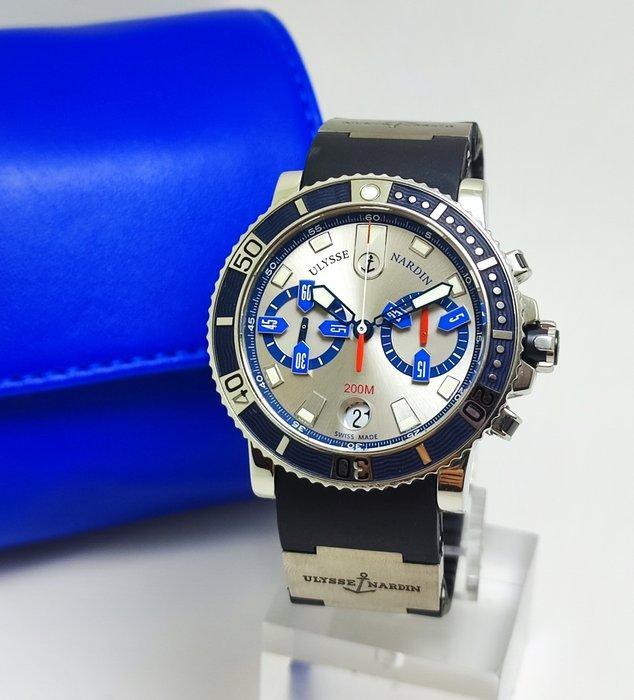 Ulysse Nardin - Maxi Marine Diver Chronograph - 8003-102 -, Handtassen en Accessoires, Horloges | Heren