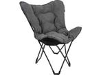 Bo-Camp Urban Outdoor - Vlinderstoel - Inklapbaar - Grijs, Huis en Inrichting, Verzenden, Zo goed als nieuw