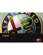 2006 ALFA ROMEO AUTORADIO INSTRUCTIEBOEKJE DUITS