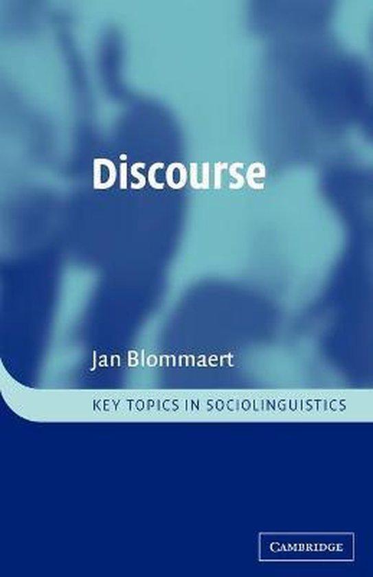 Discourse 9780521535311 Jan Blommaert, Livres, Langue | Anglais, Envoi