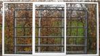 aluminium schuifraam , schuifdeur , pui 384 x 214 wit, 225 cm of meer, Ophalen of Verzenden, 150 tot 225 cm, Inclusief glas