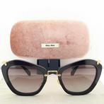 Miu Miu - Cat Eye Black with Gold Tone Temples - Lunettes de, Handtassen en Accessoires, Nieuw