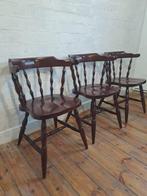Stoel (3) - Kastanje - Oude Amerikaanse stijl, Antiek en Kunst