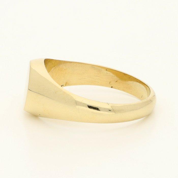 Zegelring - 18 karaat Geel goud, Handtassen en Accessoires, Antieke sieraden