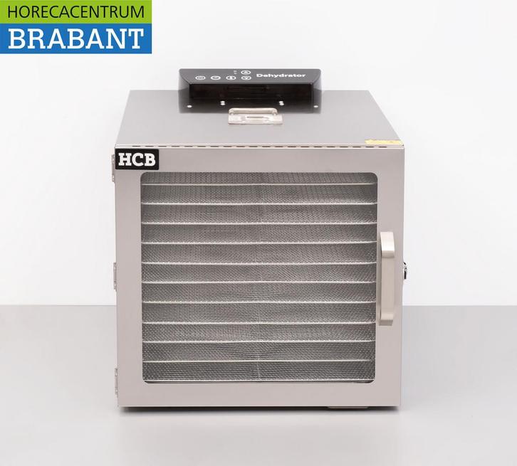 HCB RVS Voedseldroger Droogautomaat Fruitdroger 12 rekken, Articles professionnels, Horeca | Équipement de cuisine, Enlèvement ou Envoi