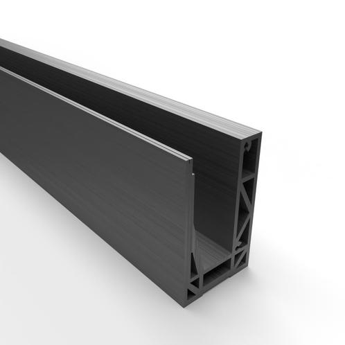 Celest balustrade vloerprofiel-4000 mm-RVS Look, Bricolage & Construction, Vitres, Châssis & Fenêtres, Envoi