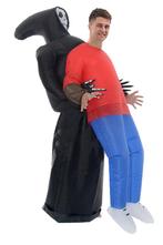 KIMU® Opblaas Kostuum Gedragen Door Geest Opblaasbaar Pak Ge, Ophalen of Verzenden
