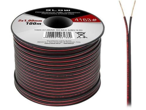 kabel 2 x 1.00 mm2 rol van 100 meter, Doe-het-zelf en Bouw, Elektriciteit en Kabels, Kabel of Snoer, Verzenden