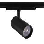 LED 3-Fase Railspot 40w Torino Zwart – Warm Wit Exclusief, Maison & Meubles, Lampes | Spots, Plafondspot of Wandspot, Verzenden