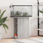 vidaXL Aquariumstandaard 75x36x72,5 cm bewerkt hout grijs, Dieren en Toebehoren, Verzenden, Nieuw