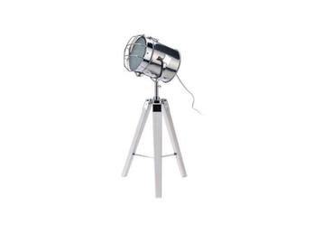 Staande vloerlamp statief Boomi industrieel retro design wit, Huis en Inrichting, Verzenden, Nieuw