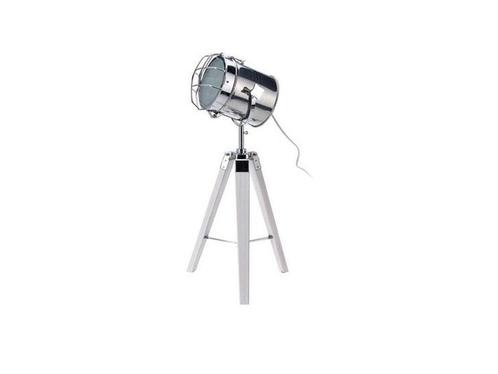 Staande vloerlamp statief Boomi industrieel retro design wit, Huis en Inrichting, Woonaccessoires | Overige, Nieuw, Verzenden