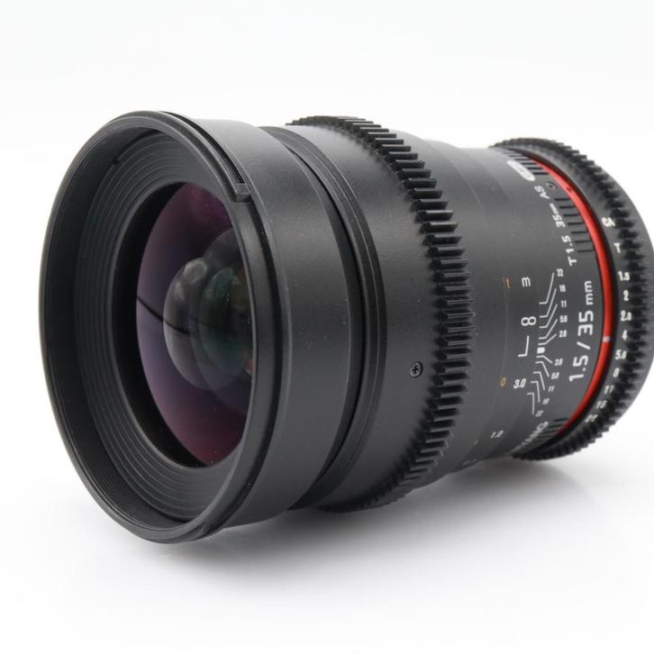 Samyang 35mm T1.5 ED AS UMC VDSLR Canon | Occasion, Audio, Tv en Foto, Foto | Lenzen en Objectieven, Ophalen of Verzenden