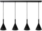 Lucide GIPSY - Hanglamp - 4xE27 - Hoogte verstelbaar - Zwart, Verzenden, Zo goed als nieuw