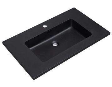 Badplaats Wastafel Angela 80 x 48 cm - Zwart - Wasbak beschikbaar voor biedingen