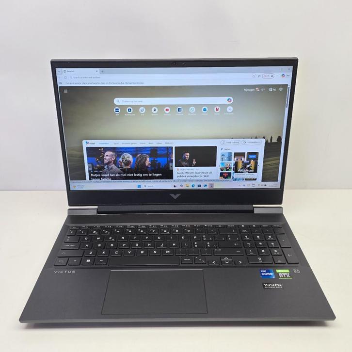 HP Victus 16-d0xxx i7 11th gen 512GB Incl. Lader, Informatique & Logiciels, Ordinateurs portables Windows, Enlèvement ou Envoi