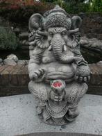 Ganesha met GRATIS Ohm Teken ,Pagode ,Rankei,Hond  en meer, Nieuw, Overige typen, Beton, Ophalen
