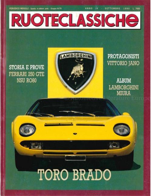 1990 RUOTECLASSICHE MAGAZINE 32 ITALIAANS, Boeken, Auto's | Folders en Tijdschriften