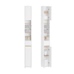 2dekans | SoBuy BZR34-WN Hoge Badkamerkast 20x20x180 cm –, Huis en Inrichting, Kasten | Overige, Ophalen of Verzenden, Nieuw