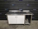 Onderstel voor combisteamer of oven | RVS met trespa | 160, Gebruikt