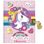 Unicorn Diamond Painting Dagboek, Hobby & Loisirs créatifs, Verzenden