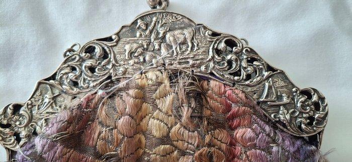 Hollandse Leeuw, zilver keur - Antieke Avond tas met Oud, Antiek en Kunst, Antiek | Zilver en Goud