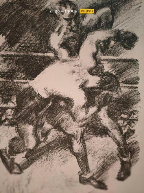 Gino De Finetti (1877-1955) - ART Deco: original lithograph,, Antiek en Kunst, Kunst | Designobjecten