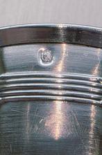 Eierdopje (2) - Modèle au ruban - .950 zilver - Timbale en, Antiek en Kunst