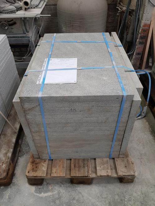 Dalles G654 flammé 89x59x4 9m² liquidation stock, Doe-het-zelf en Bouw, Tegels, Ophalen