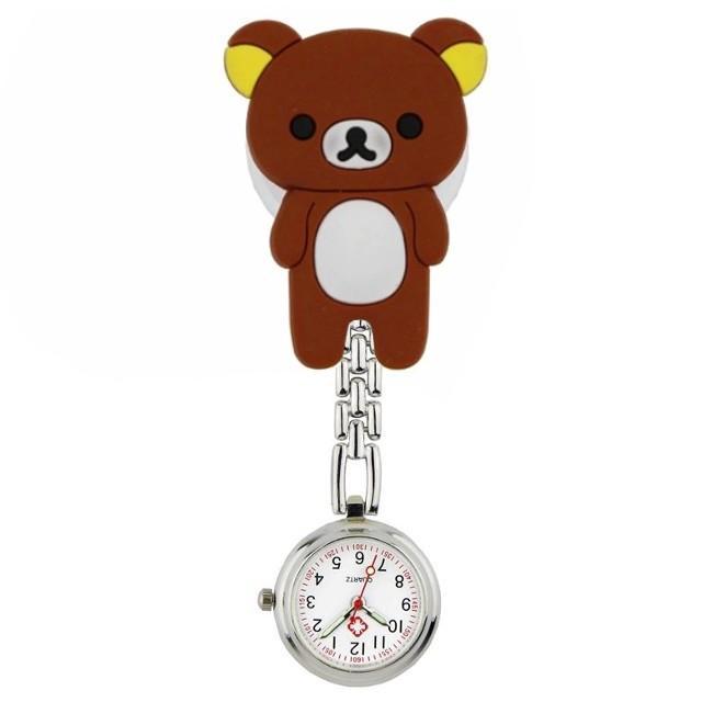 Fako - Verpleegstershorloge - 3D Ketting - Beertje Bruin, Handtassen en Accessoires, Horloges | Dames, Verzenden