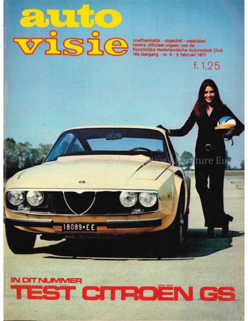 1971 AUTOVISIE MAGAZINE 06 NEDERLANDS, Livres, Autos | Brochures & Magazines, Enlèvement ou Envoi