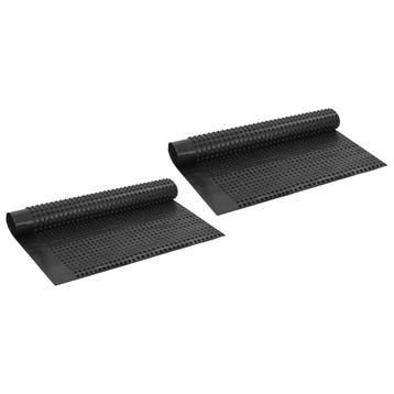 vidaXL Afvoerfolie noppen 2 st 400 g/m² 1x20 m HDPE, Verzenden, Nieuw