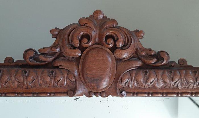 Miroir mural - Bois - Handgestoken, Antiquités & Art, Antiquités | Autres Antiquités