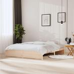 vidaXL Bedframe massief hout 180x200 cm, Huis en Inrichting, Slaapkamer | Bedden, Verzenden, Nieuw