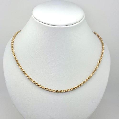 Ketting - 14 karaat Geel goud - Koord schakel, Handtassen en Accessoires, Antieke sieraden