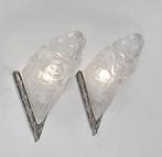 Degué pair of French art deco wall lights - Wandlamp - glas