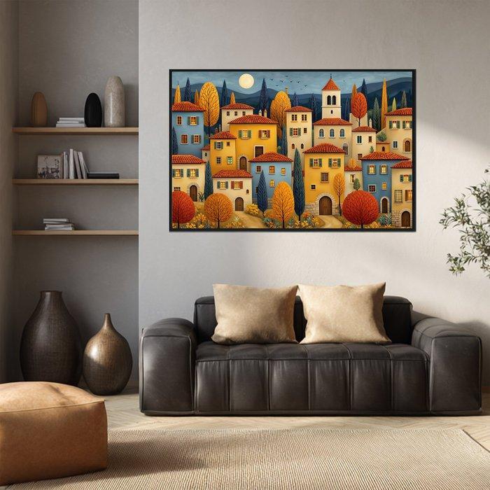 Aiana Roz - Hillside Village, Antiek en Kunst, Kunst | Designobjecten