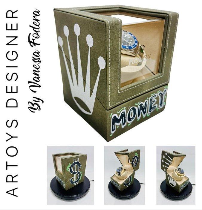 Vanessa Fodera (1981) - « TIME IS MONEY » - ART & TIME (Nr, Antiek en Kunst, Kunst | Designobjecten