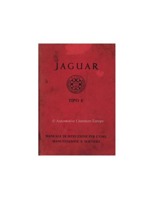 1962 JAGUAR E TYPE 3.8 INSTRUCTIEBOEK ITALIAANS, Auto diversen, Handleidingen en Instructieboekjes