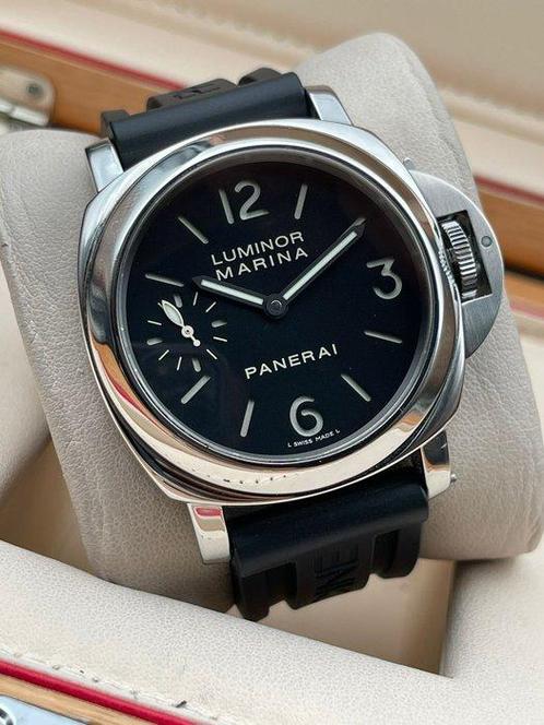 Panerai - Luminor Marina - PAM00111 - Heren - 2000-2010, Bijoux, Sacs & Beauté, Montres | Hommes