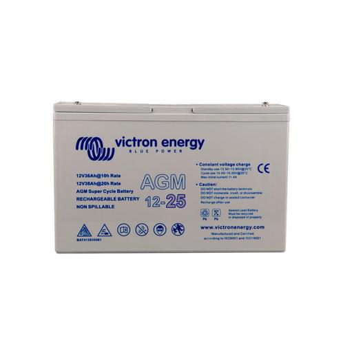 Victron 12V 25Ah (C20) AGM Super Cycle-accu M5 (Loodaccu), TV, Hi-fi & Vidéo, Batteries, Envoi