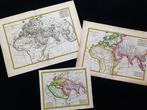 World Map - [LOT de 3] - Carte du monde antique /