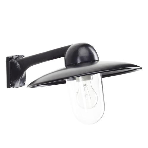 Stal- & Boerderijlampen Fabrique Muurlamp Zwart/Zwart, Tuin en Terras, Buitenverlichting, Verzenden