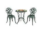 Coast 3-delige Bistroset Gietaluminium - 2 Stoelen 1 Tafel -, Huis en Inrichting, Verzenden, Nieuw