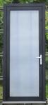 Aluminium buitendeur , achterdeur 103 x 230 wit/zwart 9005