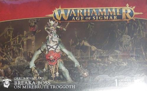 Orruk Warclans Breaka-Boss (Warhammer Age of Sigmar Nieuw), Hobby en Vrije tijd, Wargaming, Ophalen of Verzenden