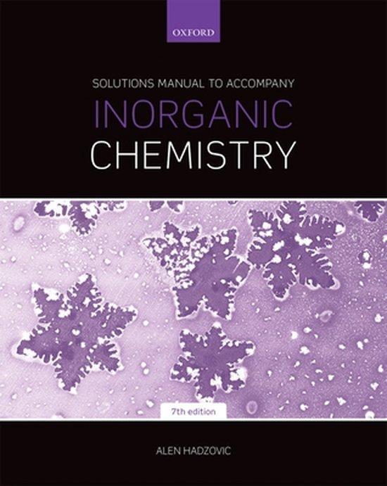 Solutions Manual to Accompany Inorganic Chemistry 7th, Boeken, Wetenschap, Zo goed als nieuw, Verzenden