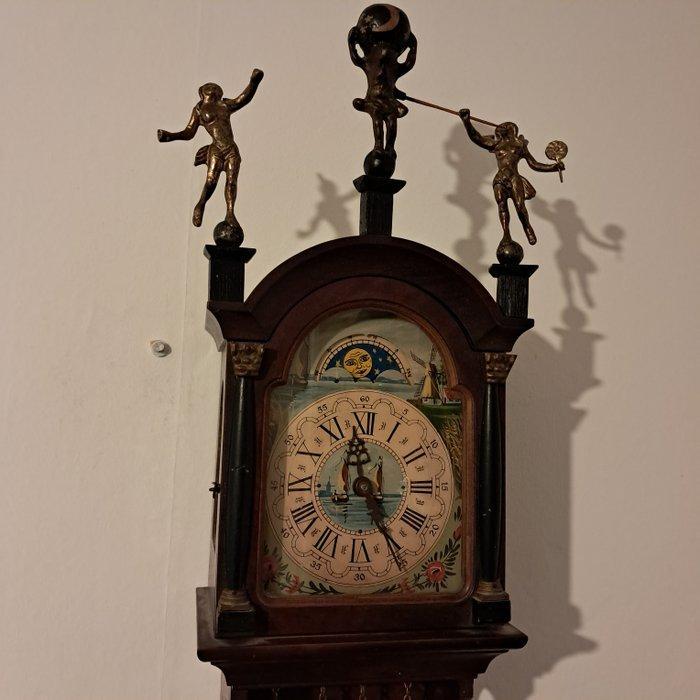 Friese staartklok - Hout, Messing - 1970-1980, Antiek en Kunst, Antiek | Klokken