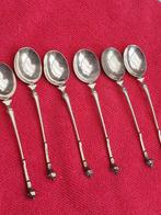 B.Veldkamp - Lepel (6) - .835 zilver - 6 zilveren theelepels